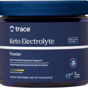 Trace Minerals Keto Electrolyte Powder – Keto Hydration Support Supplement – Mineral Supplement for Energy & Muscle Stamina Support – Zero Carb & Sugar-Free Formula – Lemon Lime, 13 oz (55 Servings)