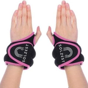 Wrist Weights 1 LB Set Thumblock for Women and Men Ideal for Running Weightlifting