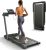 2 in 1 Folding Treadmill, 2.5HP Under Desk Treadmill Portable Walking Pad Treadmills for Home Office, Foldable Treadmill with Remote Control, Dual LED Display, Installation-Free, 0.6-10MPH