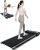 2 in 1 Folding Under Desk Treadmill, Portable Walking Pad With Remote Control, LED Display, Installation-Free for Jogging, Running at Home Office