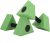 2Pcs TrianglShaped Aquatic Dumbbells, Water Aerobic Exercise Dumbells, Foam Dumbbell Pool Resistance, Water Fitness Barbells, Hand Bar Exercises Equipment for Swimming Weight Loss Sports Tool
