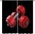 3D Dumbbells Curtains Boys Fitness Equipment Sports Blackout Rod Pocket Curtains,Gym Room Exercise Tool Window Drapes Barbell Sport Theme Bedroom Living Room Decor, Red Black 42×54 Inch