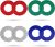 44SPORT Olympic Fractional Plates -Pair of 1/4, 1/2, 3/4, 1 lb Weights (8 Plates. Total Weight: 5lbs)