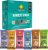 AMRITA Vegan Protein Bars Variety Pack (6 Flavors) | Peanut/Dairy Free, Soy & Gluten Free | 15g Plant Based Protein Bars | High Fiber Low Sugar Meal Replacement Bar – Breakfast Bars, High Protein Bars