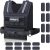 APEXUP Adjustable Weighted Vest Men 20lbs/30lbs/40lbs Weights with Reflective Stripe, Weight Vest Woman Workout Vest for Strength Training Running Walking