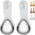 Apace Living Coffee Scoop (Set of 2) – 2 Tablespoon (2 Tbsp / 1/8 Cup / 1 oz) – The Best Stainless Steel Measuring Spoons for Coffee, Tea, and More