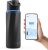 BOOST Smart Water Bottle with Reminder to Drink Water & Water Tracker Bottle – Double Wall Vacuum Insulated Water Bottle Stainless Steel, Wide Mouth 32 oz Water Bottles, Ideal for Gift – Black