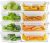 Bayco 8 Pack Glass Food Storage , Meal Prep Containers, Airtight with Lids – BPA-Free & Leak Proof (8 lids & 8 Containers) 30oz