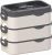 Bento Box Adult Lunch Box, Stackable 3 Layers Large Capacity Lunch Containers, Microwave and Dishwasher Safe Food Grade Containers with Utensils, Dividers and Sauce Boxes for Men, Women, Kids