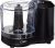 Cook with Color: Effortless Precision – Mini Food Chopper with Stainless Steel Blades for Greatly Chopped Vegetables, 1.5 Cup, Black