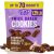 Cooper Street Twice Baked Mini Biscotti Italian Style Cookies – 1.25 Pound of Brownie Chocolate Gourmet Cookies Ideal With Coffee Or Tea | Peanut and Dairy Free Low Sodium Breakfast or On-The-Go Snack