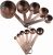 Copper & Stainless Steel Measuring Set – 5 Cups & 6 Spoons