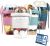 Crystalia Overnight Oat Containers with Lids – 4-Pack Breakfast Cups for Yogurt and Cereal To-Go, Reusable and Colorful Snack Containers for Travel, Work, or School