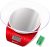 Etekcity Food Kitchen Scale, Digital Weight Grams and Oz for Cooking, Baking, Meal Prep, and Diet, 11lb/5kg, Red