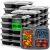 Ez Prepa [20 Pack] 32oz 3 Compartment Meal Prep Containers with Lids – Bento Box – Plastic – Stackable, Reusable, Microwaveable & Dishwasher Safe
