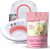Fivona Yoni Steam Kit 2-in-1 Bundle of Steaming Seat with Pink Premium Herbs Bundle – at Home V-SPA Cleansing Set for Toilet Bowl – Detox and Rejuvenate with All-Natural Herbal Therapy