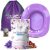 Fivona Yoni Steaming Kit 3-in-1 Bundle of Expandable Steaming Seat for Toilet Storage Bag and All Natural Blue Moon Herbal Blend for V-Steam Therapy Cleansing Detox Tightening Fertility Increase