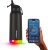 HidrateSpark PRO Smart Water Bottle – Insulated Stainless Steel – Tracks Water Intake with Bluetooth, LED Glow Reminder When You Need to Drink – Straw Lid, 32oz, Black