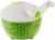 IBILI Large Salad Spinner – 6.34 Qt Lettuce, Vegetable, and Fruit Washer and Dryer with Non-Slip Base, Brake Button for Quick Stop, Super-Fast Operation, Dishwasher Safe, Made in Spain