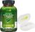 Irwin Naturals Aloe & Triphala Active Cleanse + Probiotics Natural Digestive Support (60 ct.) – Gentle, Effective Detox + Elimination – Nourish + Balance – Bundle Pill Case