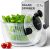 Joined Salad Spinner with Drain, Bowl, and Colander – Quick and Easy Multi-Use Lettuce Spinner, Vegetable Dryer, Fruit Washer, Pasta and Fries Spinner – 3.7 Qt