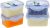 KIGI 4 PACK 6OZ Plastic Small Containers with Lid Portion Control Mini Bento Box Leaf-proof To-go Container Salad