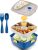 MISS BIG® All-in-One Salad Container for Lunch Box Salad Bento Box 52 oz Salad Container to Go BPA-Free Adult Lunch Decompression Valve for Women Kids Dishwasher Microwave Safe(Blue)
