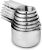 Measuring Cups Stainless Steel 7 Piece Stackable Set for Dry or Liquid Ingredients Measurement – Kitchen Gadgets & Utensils Metal Measuring Cups Best for Cooking & Baking