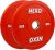 NEXO 5LB Red Rubber Bumper Plate Pair – Premium Matte Finish 2x 5LB Cross Training Weight Plates