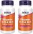 NOW Foods Vitamin D-3 & K-2, 120 Vegetable Capsule (2 Pack)