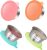 New England Stories Salad Dressing Container To Go, 4 Pack – 1.6 oz Small Containers with Lids for Dip Sauce, Reusable Condiment Cups for Lunch Box
