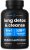 NutraChamps Lung Detox & Cleanse, Mullein Leaf Capsules, 15-in-1 Lung Health Formula for Respiratory, 10:1 Mullein Leaf Extract (3000mg Equivalent), Vegan Lung Support Supplement