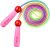 OTraki Rainbow Skipping Rope Kids, Adjustable Skipping Ropes for Children, Wooden Handle Skipping Rope for Girls/Boys, Exercise Jump Rope Kid,2.5m/8.5FT
