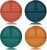 Portion Control Plates 9 Inch (4 Pack) Divided Plate Adults Plastic 3 Compartment Dinner Plate Perfect for Bariatric Diet Weight Loss Healthy Eating Reusable 3 Section Lunch Tray
