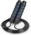 ProsourceFit Speed Jump Rope up to 8 Foot Adjustable Length for Men and Women, Foam Handles, Ultra Light Rope for Boxing, Jumping Exercises and Cardio Workout, Red