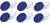 Pyrex Storage 2-Cup Round Dish, Clear with Blue Lid Case of 6 Containers