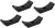 SUPVOX 4pcs Dumbbell Rack Storage Shelves Gym Equipment Wood Tray Dumbbell Organizer Wall Mounted Shelves for Storage Tree Holder Stand Workout Tool Fitness Tool Pp Adjustable