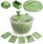 SUSTEAS Salad Spinner Large, Vegetables Wash Bowl, Fruits & Herb Lettuce Dryer with 5 Blade Slicer Egg Yolk Strainer Shredder for Efficient Salad Preparation and Food Washing, 4.25Qt