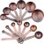 Smithcraft Copper & Stainless Steel Measuring Set – 6 Cups, 7 Spoons