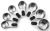 Spring Chef Magnetic Stainless Steel Measuring Cups (Patent Pending), Kitchen Tools with Easy to Read Markings for Measuring Dry or Liquid Ingredients, Set of 7, Black