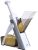 SupMaKin Safe Mandoline Slicer for Kitchen, Potato Slicer, All in 1 Vegetables Slicer and Chopper, French Fry Cutter, Adjustable Thickness, Dishwasher Safe Chopping Artifact New Home Gift (Blue)