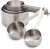 Sur La Table Stainless Steel Measuring Cups, Set of 8, Silver