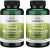 Swanson Sweet Wormwood – May Promote GI Gut Health, Microbial Balance & Digestive Health Support – Herbal Supplement with Artemisinin – (90 Capsules, 425mg Each) 2 Bottles