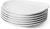 Sweese Porcelain 11 Inch Dinner Plates Set of 6 – White Dinner Plates – Dishwasher, Microwave, Oven Safe, Scratch Resistant