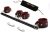 TMEOIIPY Pilates bar, Black Sports Aid Adjustable Spreader Bar with 4 Red Adjustable Straps Training Fitness Gear, Stainless Steel Spreader Bar,Pilates aid kit, Stretching Exercise Tools