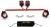 TMEOIIPY Pilates bar, Red Restore Pilates Spreader Bar with 4 Adjustable Red Strap, Exercise Guide, 4 Rings, Home Yoga Training Fitness Gear, Stretching Exercise Tools
