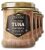 Tuscanini Real Italian Yellowfin Ventresca Tuna in Pure Olive Oil 6oz (4 Pack), The Filet Mignon of Fish, Gluten Free, Soy Free, Mineral Enriched, Soft & Buttery Mouth Feel, Product of Italy