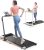 Walking Pad Under Desk Treadmill with Incline, 2 in 1 Folding Treadmill for Home/Office, Portable Compact Treadmill with Remote Control, APP & LED Display 300LBS Capacity