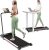 Walking pad Treadmill, 3 in 1 Portable Under Desk Treadmill for Home, 3.0HP Treadmil with Handle Bar,Small Treadmill for Home Small Space, Folding Walking Treadmill (White)