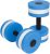 Water Dumbbells, Set of 2 Aquatic Exercise Dumbell, Water Aerobic Exercise Foam Dumbbells Pool Resistance for Men Women Weight Loss Water Sports Fitness Tool (Sky Blue)